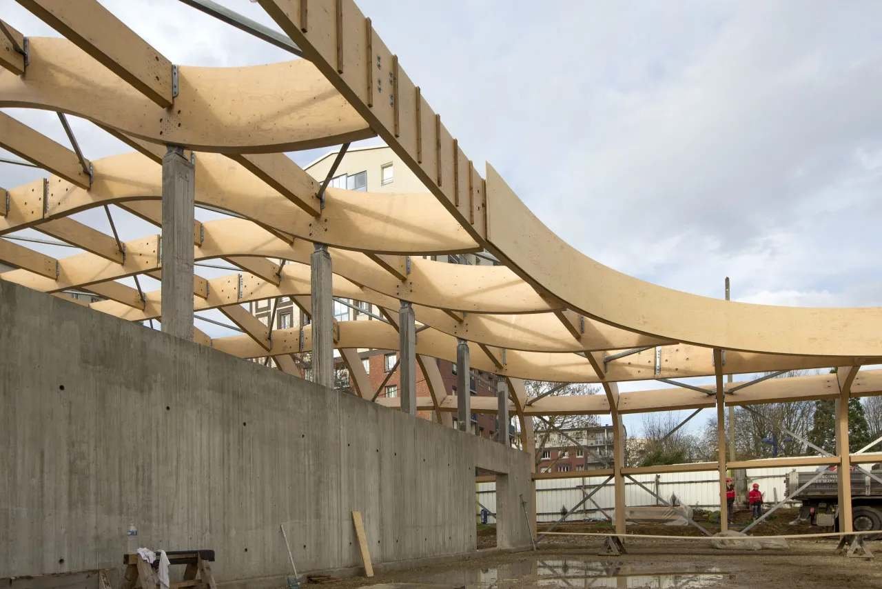 Sportovní areál Clamart-Trivaux detail 2